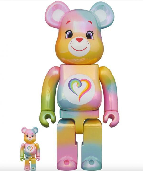 【預購】庫柏力克熊 BE@RBRICK 友誼團結熊Care Bears(TM) Togetherness Bear 100%+400% 