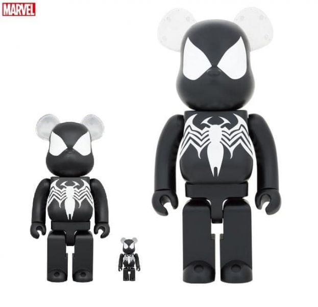 【預購】庫柏力克熊 Be@rbrick  Spider-man BLACK COSTUME 100％ & 400％ 