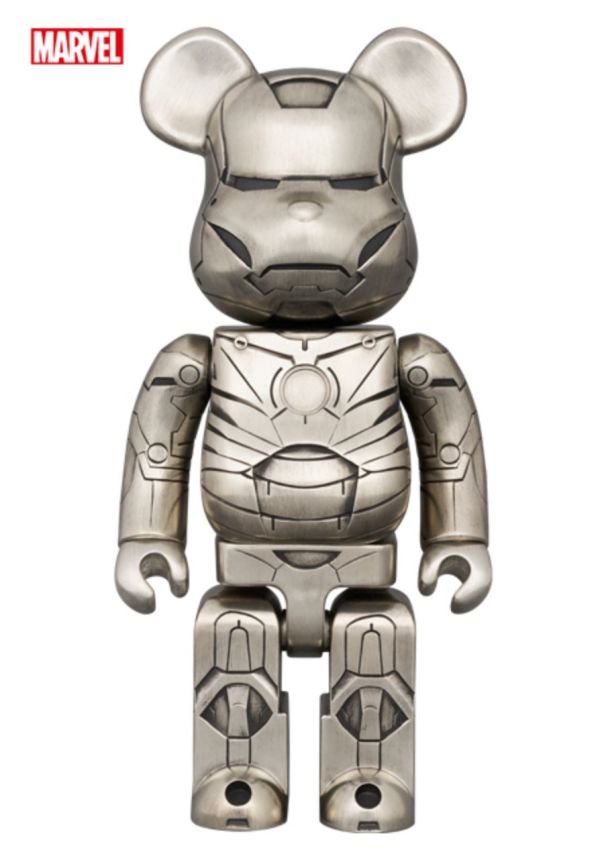 【預購】庫柏力克熊 BE@RBRICK 漫威 錫鋼鐵人馬克2  ROYAL SELANGOR IRON MAN MARK II 400％ 