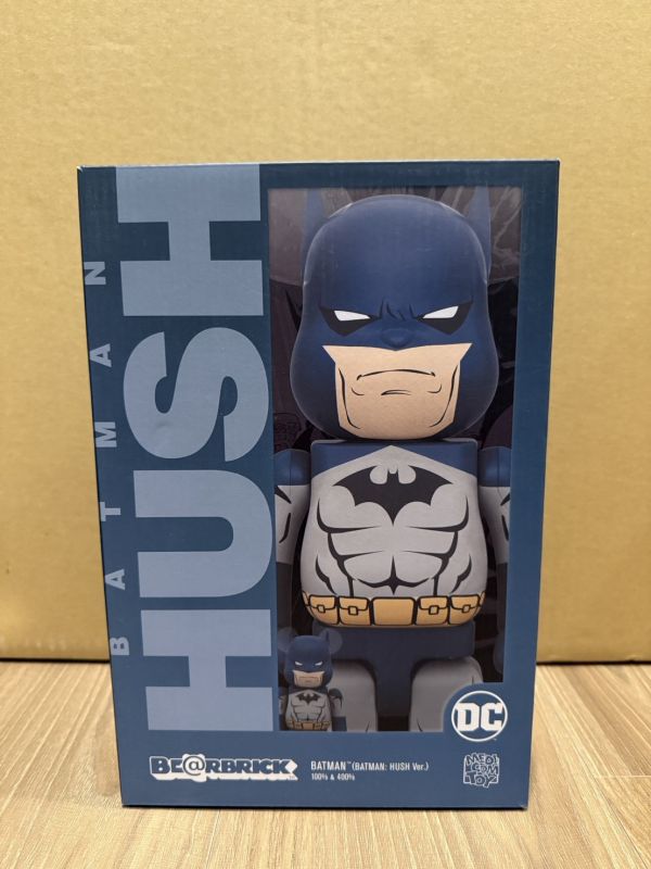 【現貨】庫柏力克熊 BE@RBRICK 蝙蝠俠  THE BATMAN HUSH 100%+400% 