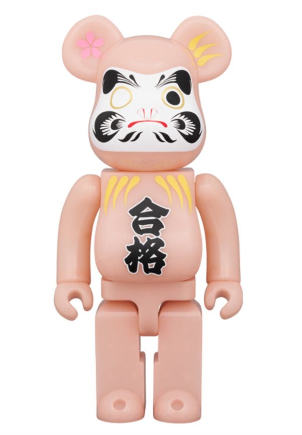 【預購】庫柏力克熊 BE@RBRICK 紅夜光 達摩 達磨 合格 赤蓄光 100％ & 400％ 