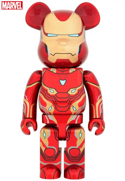 【現貨】庫柏力克熊 Be@rbrick  鋼鐵人 馬克50 IRON MAN MARK 50 MK50 100%+400% 