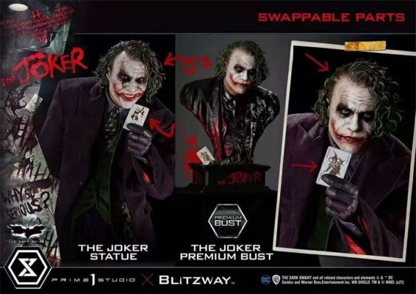 【補款】GK-Prime 1 Studio&Blitzway『DC—JOKER 小丑 希斯萊傑版 胸像』#正版授權 PBDC-08 1/3 