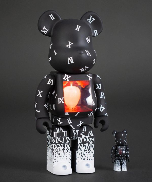 【預購】庫柏力克熊 BE@RBRICK  發光紅蘋果 SHAREEF  100%+400% 
