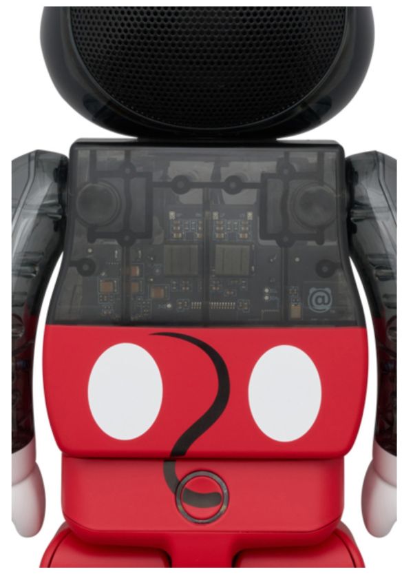 【預購】庫柏力克熊 BE@RBRICK 透明米奇 藍芽音響  AUDIO Portable Bluetooth(R) Speaker MICKEY MOUSE 400%(2025熊展限定） 
