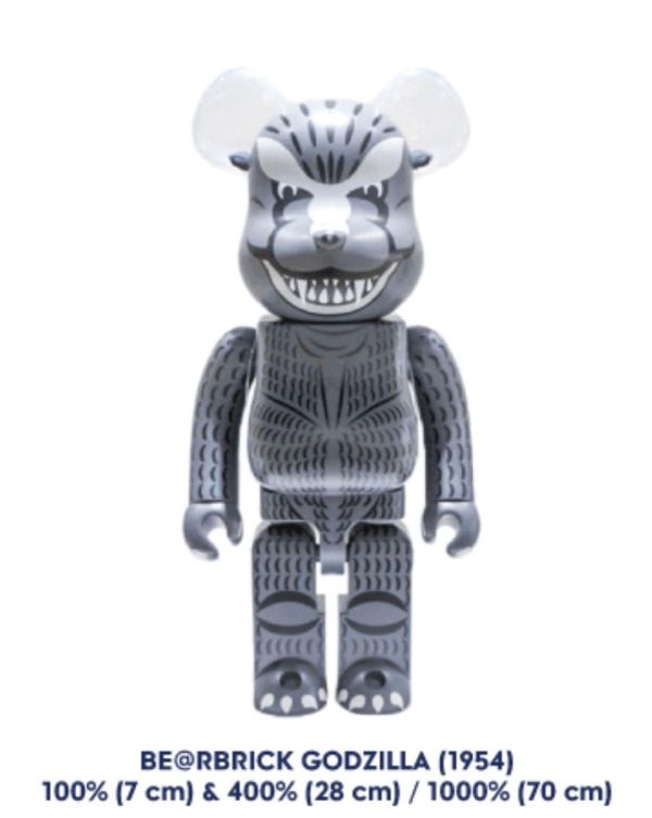 【預購】庫柏力克熊 BE@RBRICK  1954哥吉拉 哥斯拉 ゴジラ 泰國展覽限定 100%+400% 1000% 