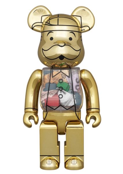【預購】庫柏力克熊 BE@RBRICK 大富翁先生 Mr.Monopoly 90th Anniv. Ver. 400％ 