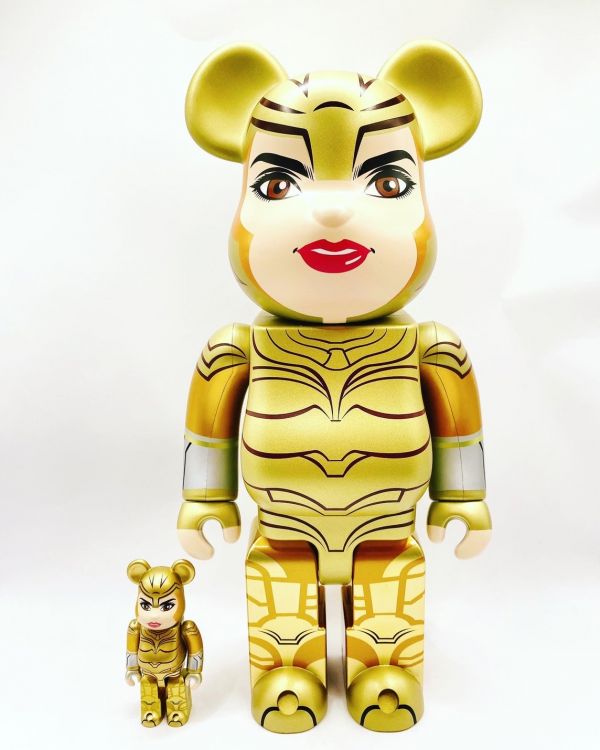 現貨】庫柏力克熊BE@RBRICK 神力女超人WONDER WOMAN GOLDEN