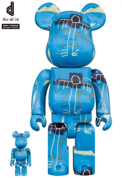 【預購】庫柏力克熊 BE@RBRICK 巴斯奇亞9代 JEAN-MICHEL BASQUIAT #9 500%&1000% 