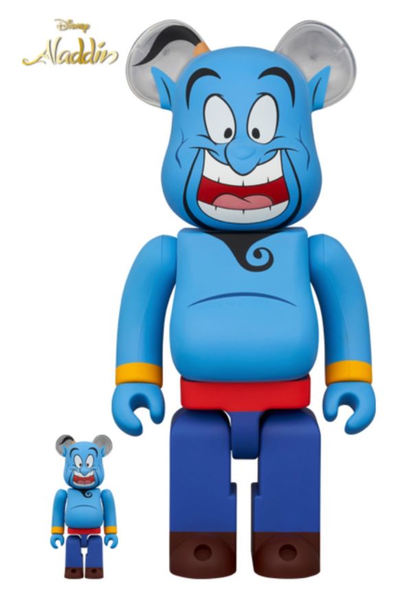 【預購】庫柏力克熊 BE@RBRICK GENIE 迪士尼 阿拉丁 神燈精靈 100％ & 400％ 