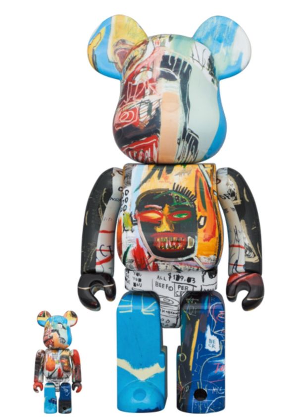【預購】庫柏力克熊 BE@RBRICK 巴斯奇亞 Special  JEAN-MICHEL BASQUIAT "SPECIAL" 100％+400％ 1000% 