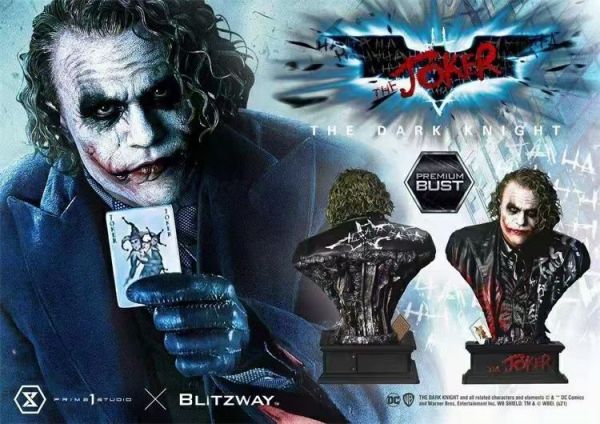 【補款】GK-Prime 1 Studio&Blitzway『DC—JOKER 小丑 希斯萊傑版 胸像』#正版授權 PBDC-08 1/3 