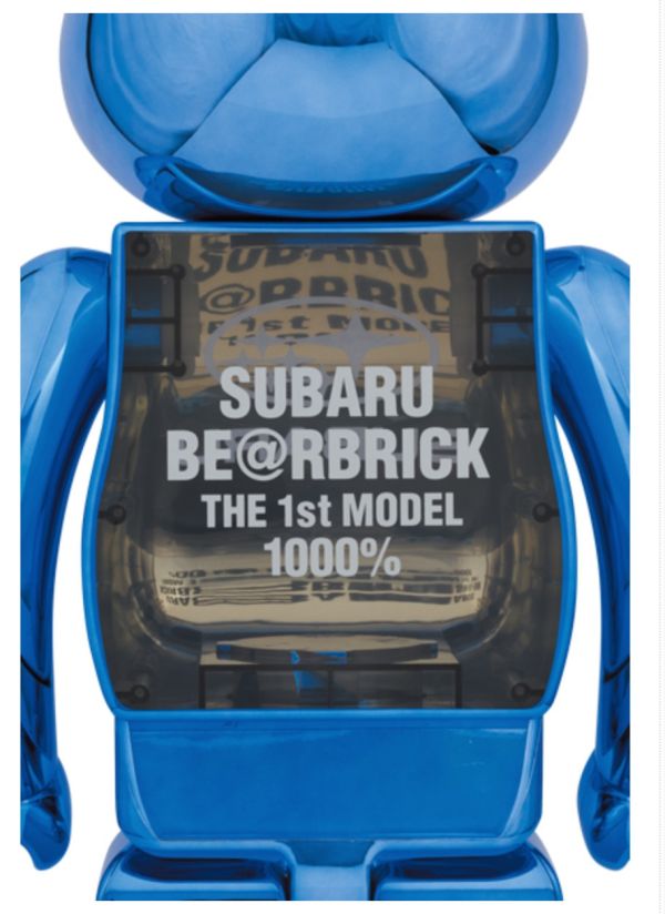 【預購】庫柏力克熊 BE@RBRICK SUBARU BE@RBRICK THE 1st MODEL 1000％ - 瘋格模型