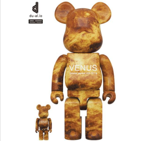 【預購】庫柏力克熊 BE@RBRICK  熊展限定   金星 VENUS  100%+400% 1000% 