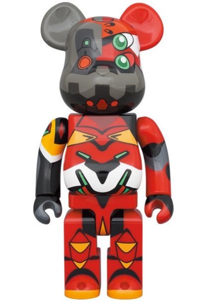 【預購】庫柏力克熊 BE@RBRICK 新世紀福音戰士 EVA 2號機R エヴァンゲリオン改2号機γ 400％ 