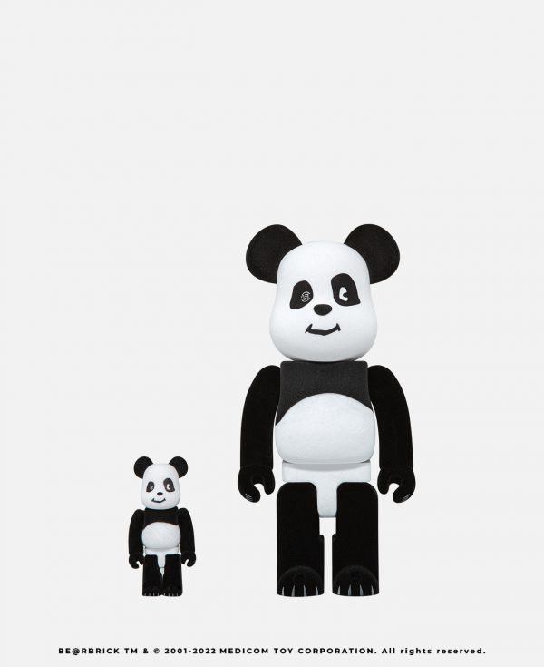 【預購】庫柏力克熊 BE@RBRICK × CLOT 熊貓 500%&1000% 
