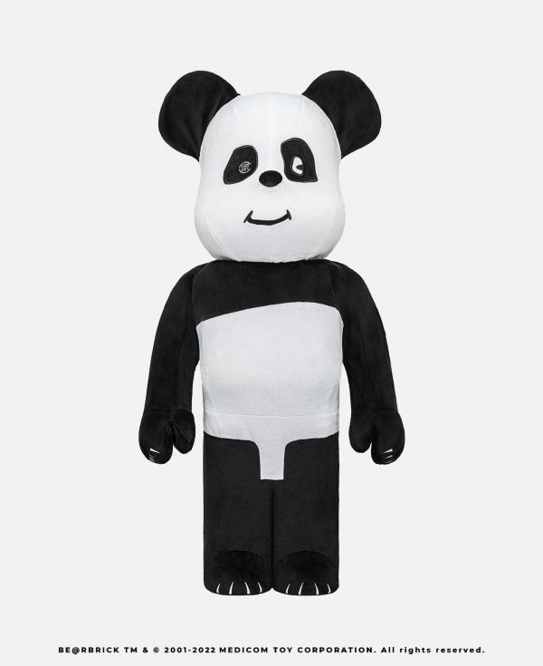 【預購】庫柏力克熊 BE@RBRICK × CLOT 熊貓 500%&1000% 