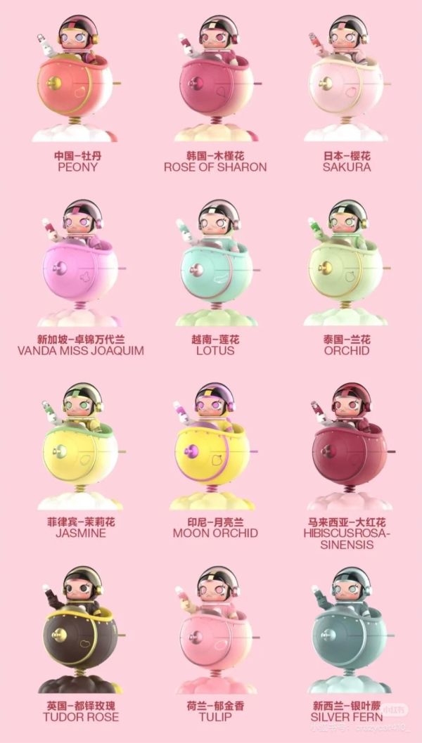 【預購】泡泡瑪特 POP MART 太空莫莉 Space Molly100% 綻放 各國限定 