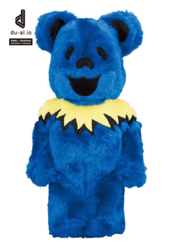 【預購】庫柏力克熊 BE@RBRICK 死之華 藍跳舞熊 GRATEFUL DEAD DANCING BEARS COSTUME Ver. BLUE 400％ 