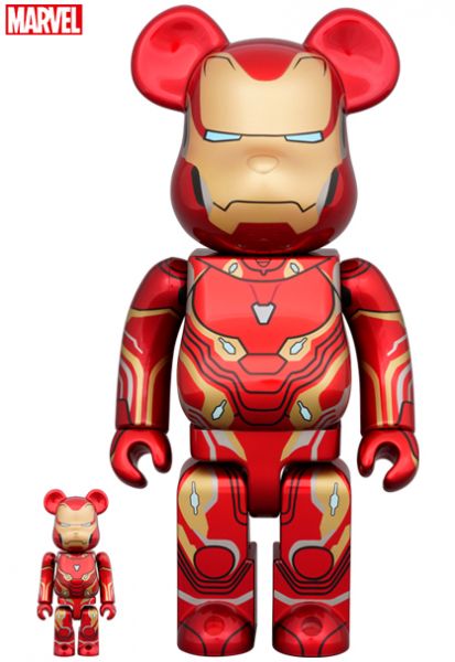 【現貨】庫柏力克熊 Be@rbrick  鋼鐵人 馬克50 IRON MAN MARK 50 MK50 100%+400% 