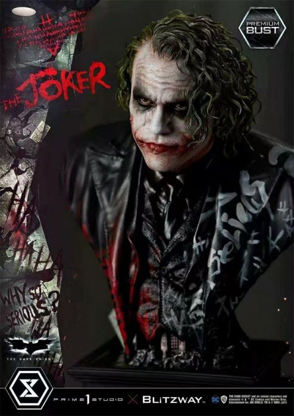 【補款】GK-Prime 1 Studio&Blitzway『DC—JOKER 小丑 希斯萊傑版 胸像』#正版授權 PBDC-08 1/3 