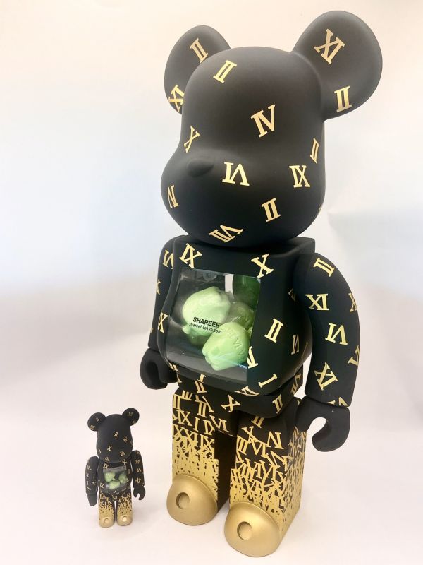 【現貨】庫柏力克熊 BE@RBRICK SHAREEF 3 青蘋果 500％ 