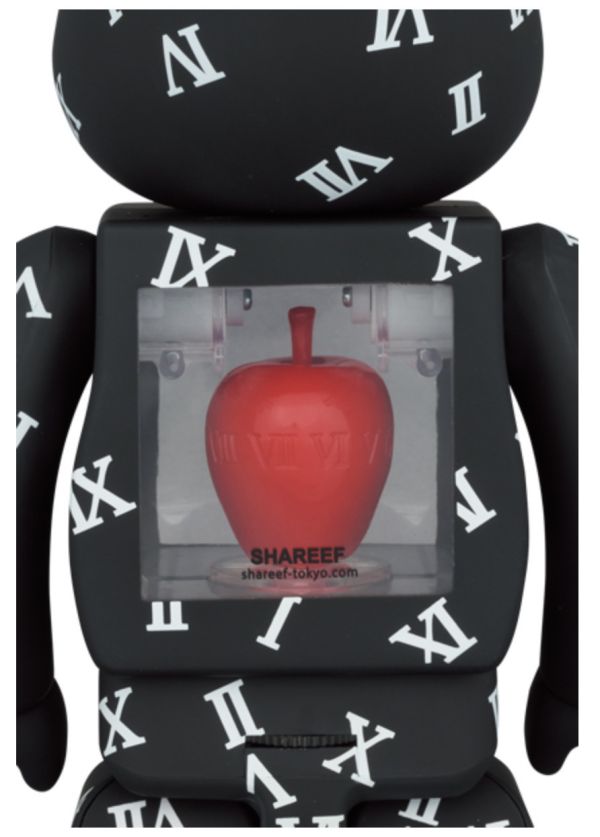 【預購】庫柏力克熊 BE@RBRICK  紅蘋果 SHAREEF 4 100％ & 400％ 