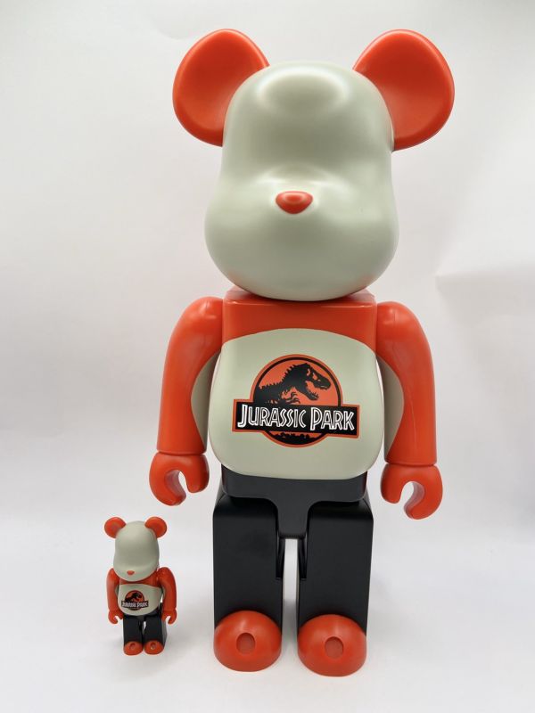 【現貨】庫柏力克熊 BE@RBRICK 侏儸紀公園 JURASSIC PARK 500% 