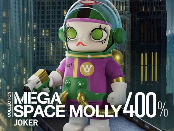 【現貨】泡泡瑪特 POP Mart Mega Space Molly 太空茉莉 小丑 400% 