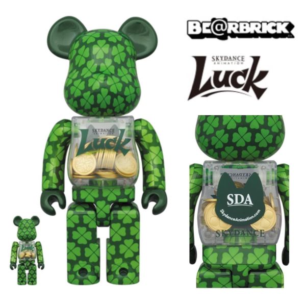 【預購】庫柏力克熊 BE@RBRICK  熊展限定 幸運草千秋 LUCK 100％ & 400％ 