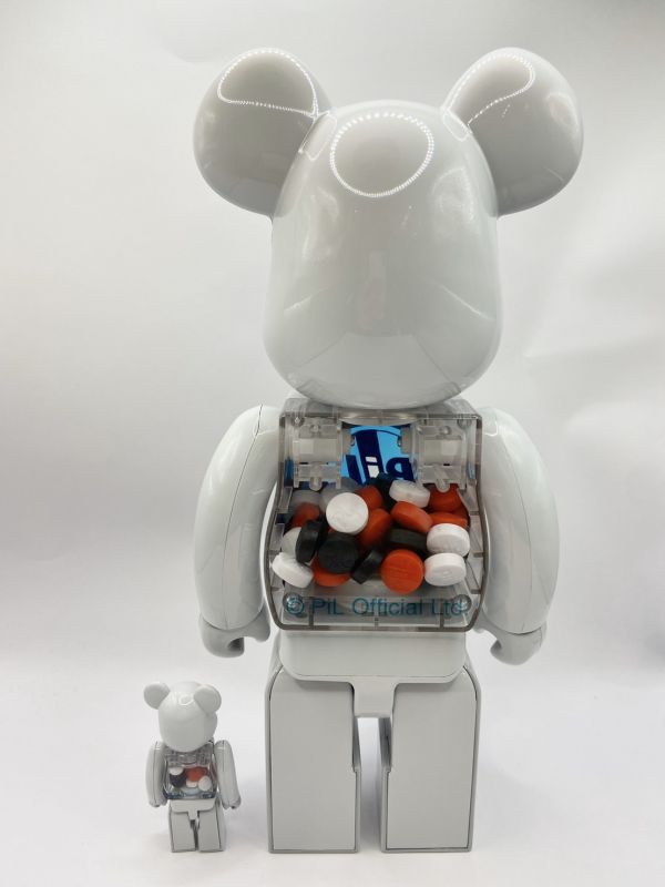 【現貨】庫柏力克熊 BE@RBRICK PiL 藥片 CHROME Ver. 500% 