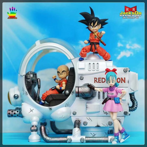 【補款】GK-JacksDo『七龍珠—DBZ 紅緞帶軍團直升機GK(可亮燈)』 