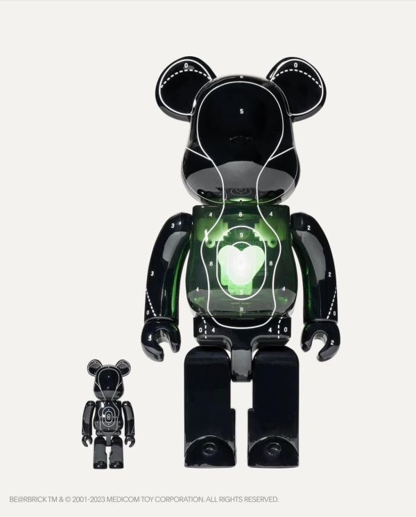 【預購】庫柏力克熊 BE@RBRICK NEIGHBORHOOD x EMOTIONALLY UNAVAILABLE 發光愛心100％ & 400％ 