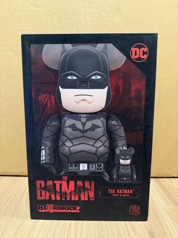 【現貨】庫柏力克熊 BE@RBRICK 黑暗騎士 蝙蝠俠  THE BATMAN 100%+400% 