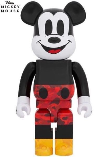 【預購】庫柏力克熊 BE@RBRICK BAPE x Disney 100週年 米奇 BAPE(R) MICKEY MOUSE COLOR Ver.100%+400% 1000% 