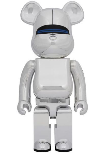 【預購】庫柏力克熊 BE@RBRICK 銀空山基 SORAYAMA LIGHT Ver. 400％＆1000% 