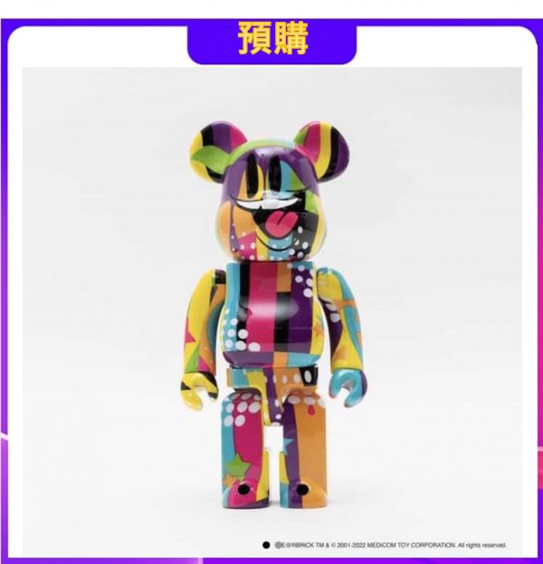 【預購】庫柏力克熊 BE@RBRICK sket_one 藝術家系列 400% 