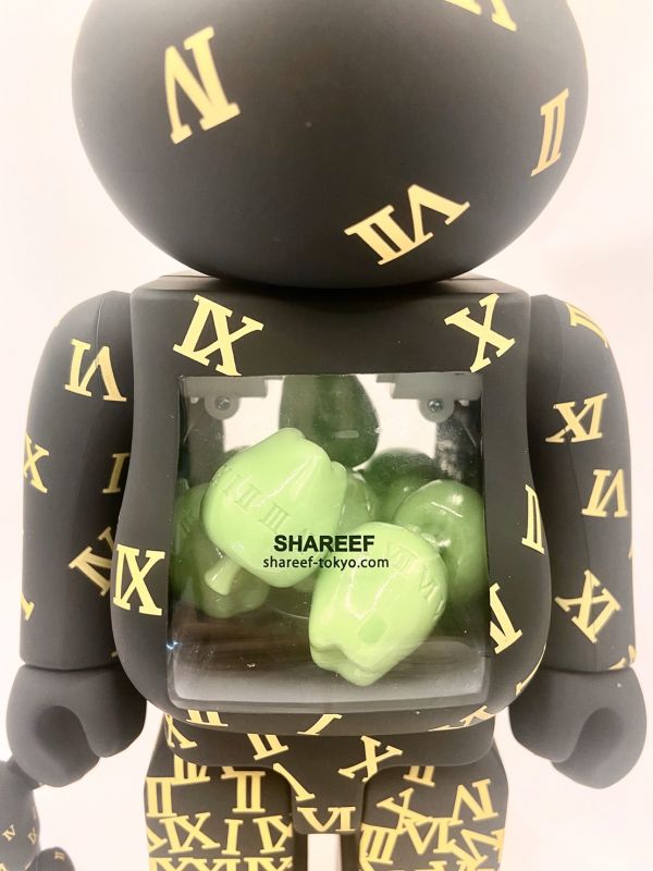 【現貨】庫柏力克熊 BE@RBRICK SHAREEF 3 青蘋果 500％ 