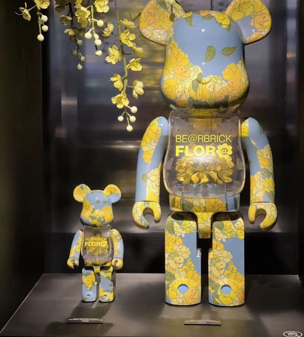 【預購】庫柏力克熊 BE@RBRICK  黃肚中花  400%&1000% 