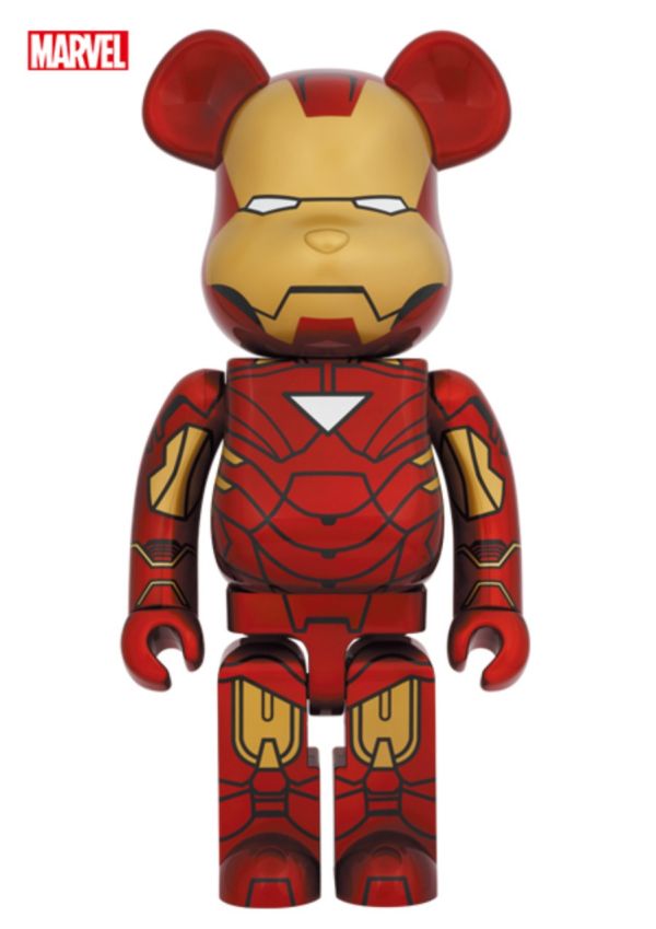 【預購】庫柏力克熊 BE@RBRICK  熊展限定 鋼鐵人馬克6 IRON MAN MARK VI 1000％ 