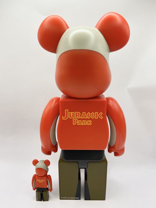 【現貨】庫柏力克熊 BE@RBRICK 侏儸紀公園 JURASSIC PARK 500% 
