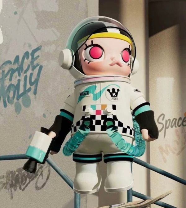 【現貨】泡泡瑪特 POP MART 太空莫莉 Space Molly x VANS 限量聯名 400% 
