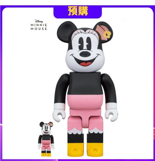 【預購】庫柏力克熊 BE@RBRICK 米妮 Box Lunch Minnie 500% 