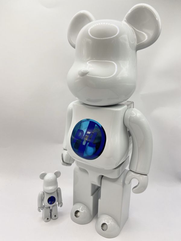 【現貨】庫柏力克熊 BE@RBRICK PiL 藥片 CHROME Ver. 500% 