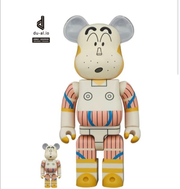 【預購】庫柏力克熊 BE@RBRICK  蠟筆小新 機器人爸爸廣志 ロボとーちゃん 100%+400% 1000% 