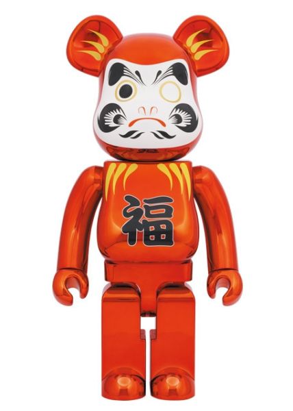 【預購】庫柏力克熊 BE@RBRICK  達摩 達磨 赤メッキ 1000％ 