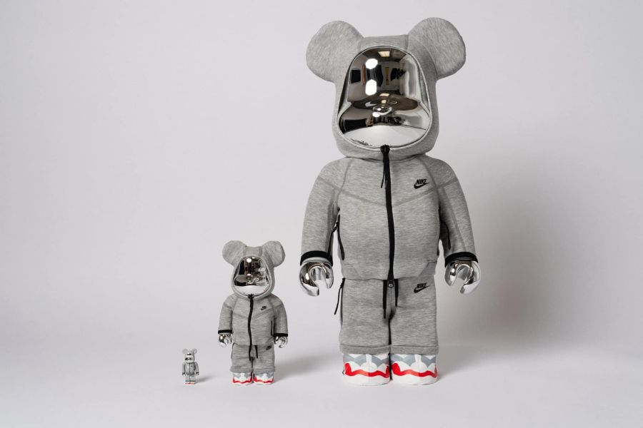 【預購】庫柏力克熊 BE@RBRICK  Nike Tech Fleece 100%+400% 1000% 