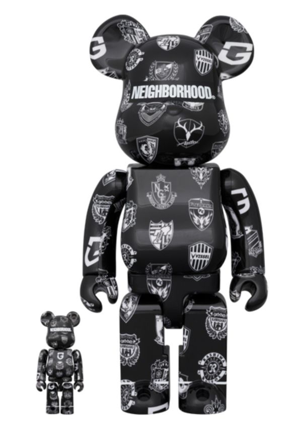 【預購】庫柏力克熊 BE@RBRICK NEIGHBORHOOD(R) × J.LEAGUE 30th Anniv. 100％+400％ 1000% 