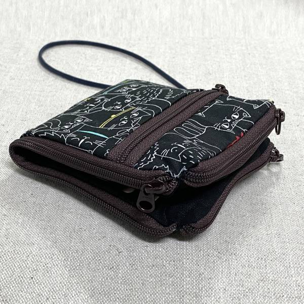 夾心短夾 (夜貓子) (附繩) 接單生產* Wallet,カード,お釣り入れ,小銭入れ,細かい入れ,二つ折り財布,卡片包,夾心吐司包,財布,錢包,錢夾