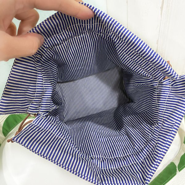 三層束口水桶包 (綠丸) 接單生產* 束口袋,巾着袋,水桶包,drawstring,drawstringpocket,隨身小包,隨身包